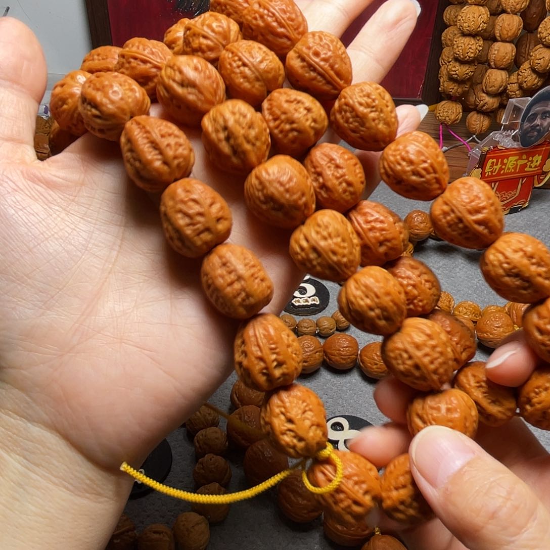 核桃粗筋桃心脖挂88