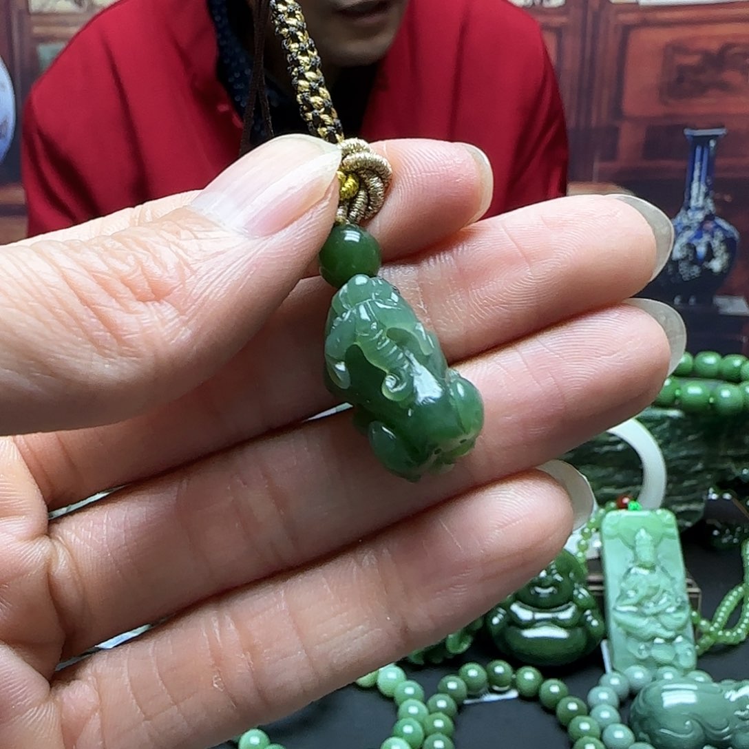 和田玉手串未镶嵌