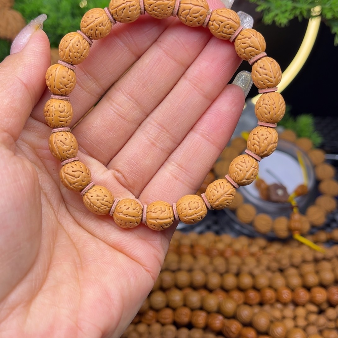 文玩核桃吊坠小脑纹单圈