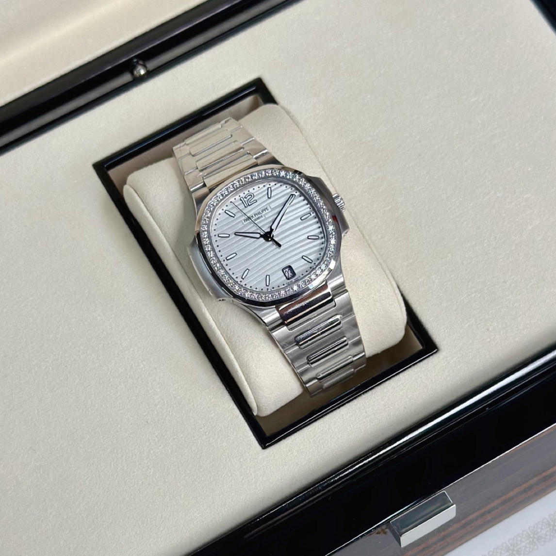 99新 Patek Philippe/百达翡丽 7118/1200A-010白钻22年全套全长