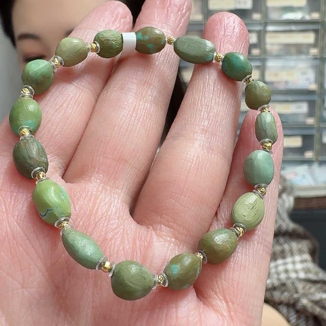 绿松石珠宝奇石未镶嵌