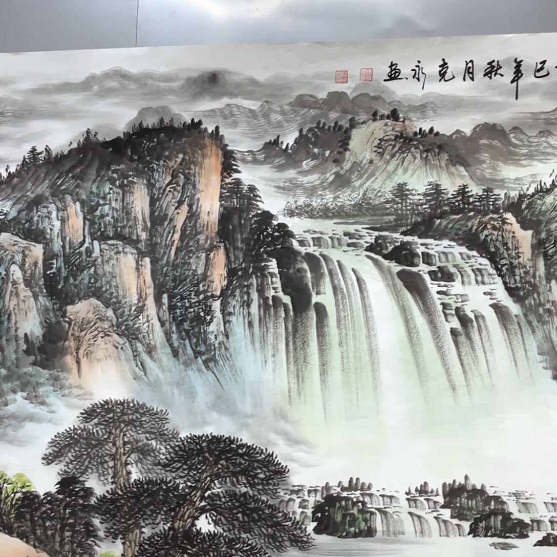 李***国画国画作品老师手绘