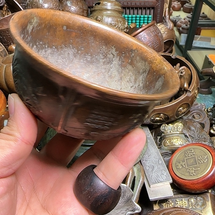 铜器办公室茶室摆件