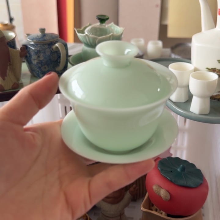 微瑕陶瓷茶具茶杯茶壶