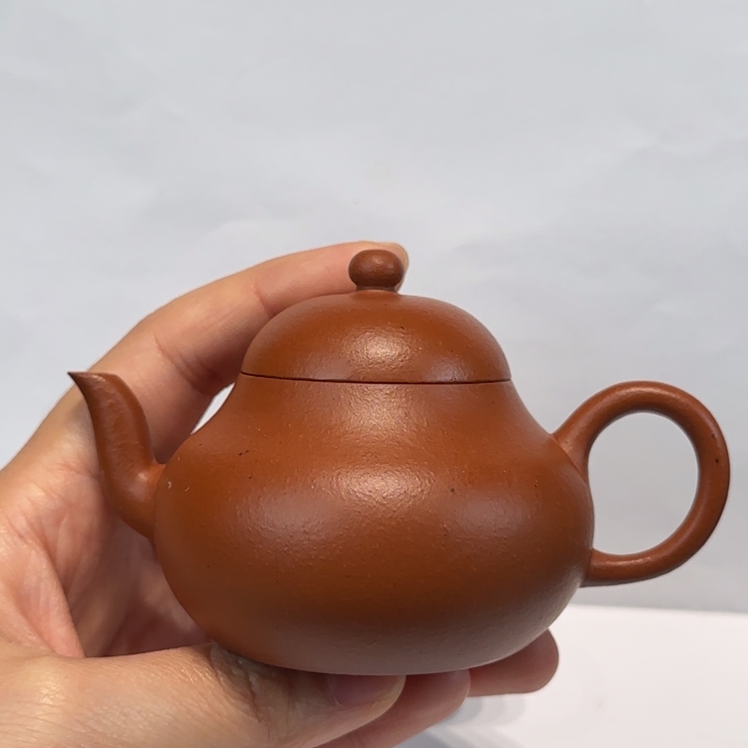 茶壶紫砂乾隆朱泥琢琪梨