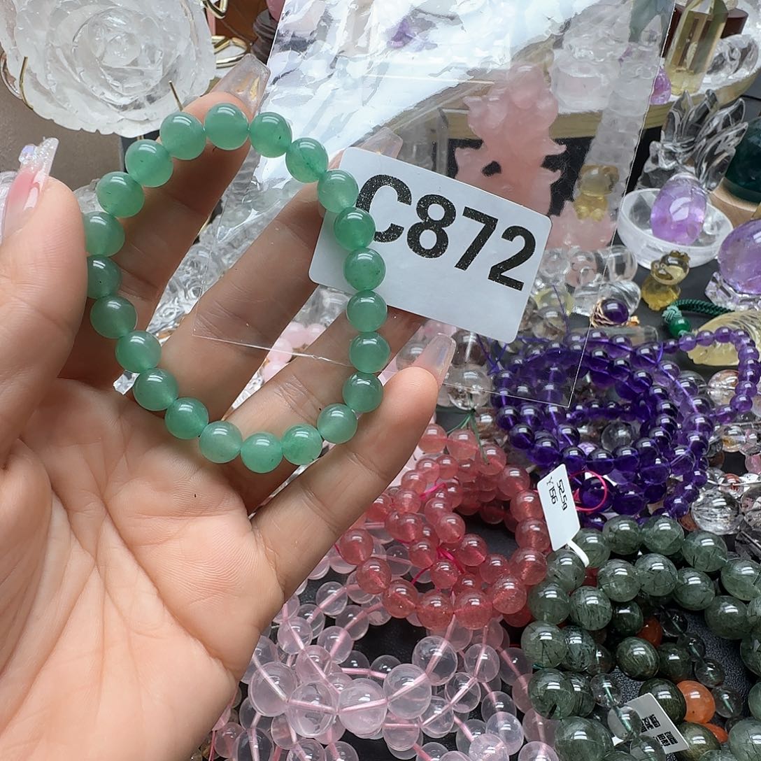 水晶吊坠未镶嵌手链872