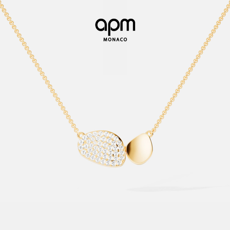 APM Monaco Galet 可调节项链女款饰品礼物ins小饰品