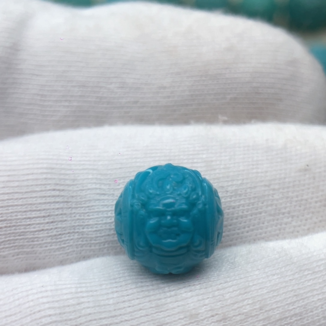 绿松石未镶嵌颈饰卡12