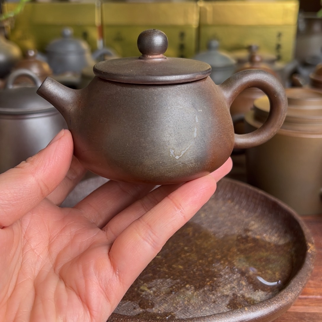 贵台龙窑柴烧茶壶A55