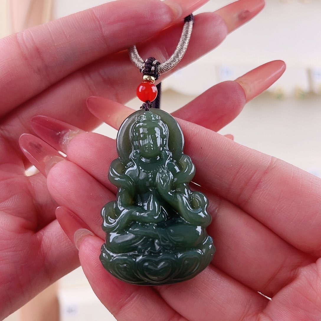 和田玉未镶嵌颈饰开****好