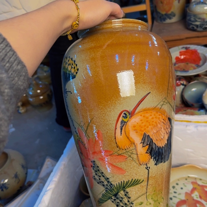 瓷片景德镇陶瓷手工手绘