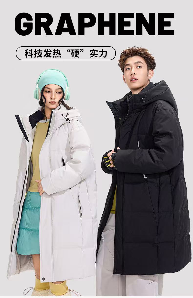 冬季外套收口袖纯色保暖厚款韩版连帽中长款