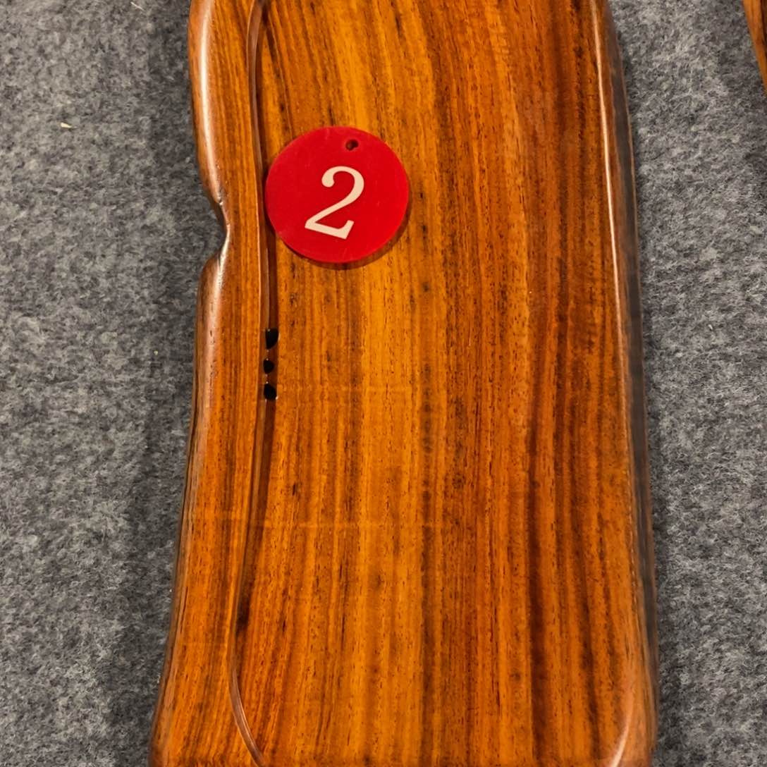 老挝花梨木38×16随形茶盘