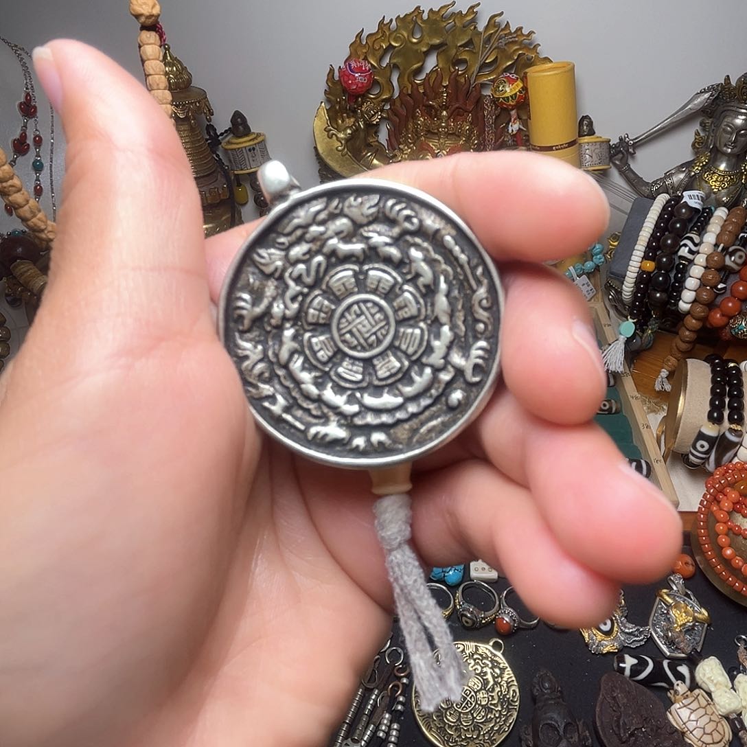 夏*月藏地朵朵九宫八卦牌