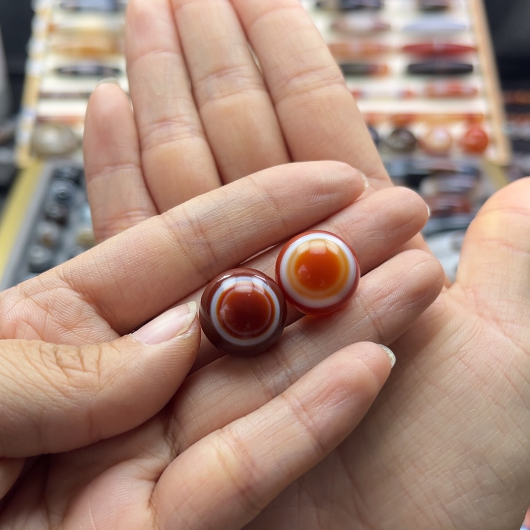 風***景玛瑙/玉髓未镶嵌颈饰