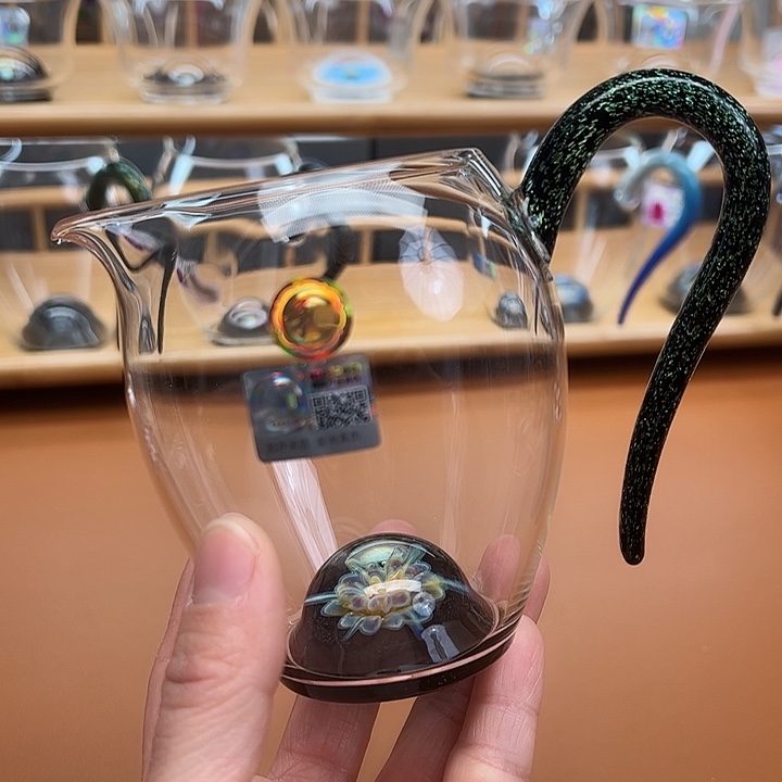 海***波吸管款水晶玻璃星悦