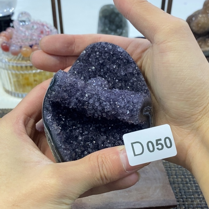 紫晶摆件摆件未镶嵌