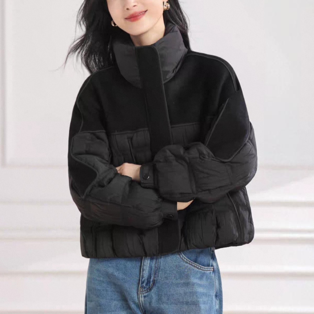 轻薄短款羽绒服时尚百搭轻奢