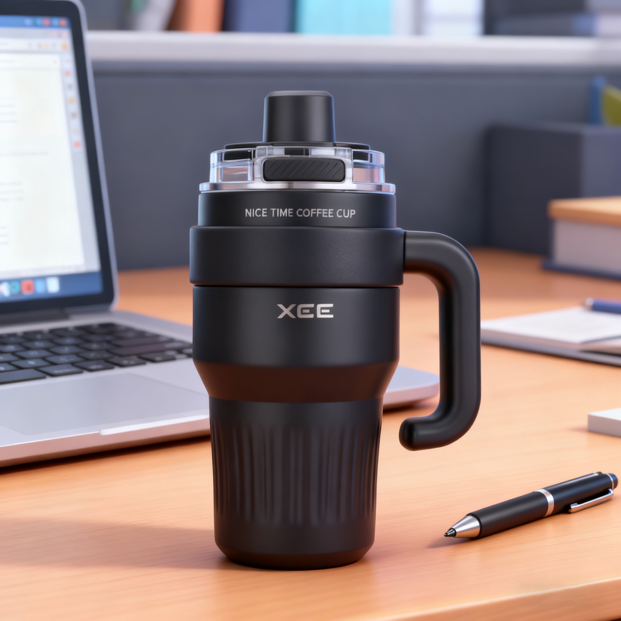 XEE巨无霸吸管保温杯高颜值大容量水杯车载冰霸杯霸王杯保冷新款