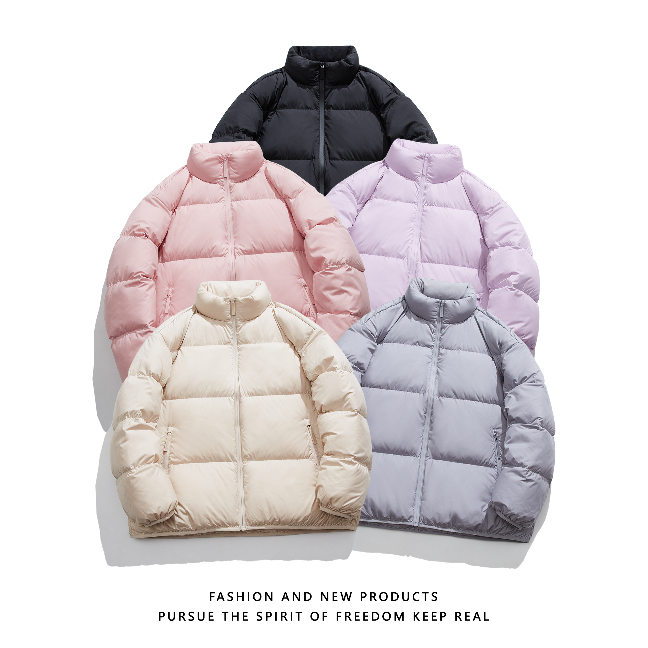 【短款羽绒服】2025冬季新款立领加厚保暖宽松外套 3514