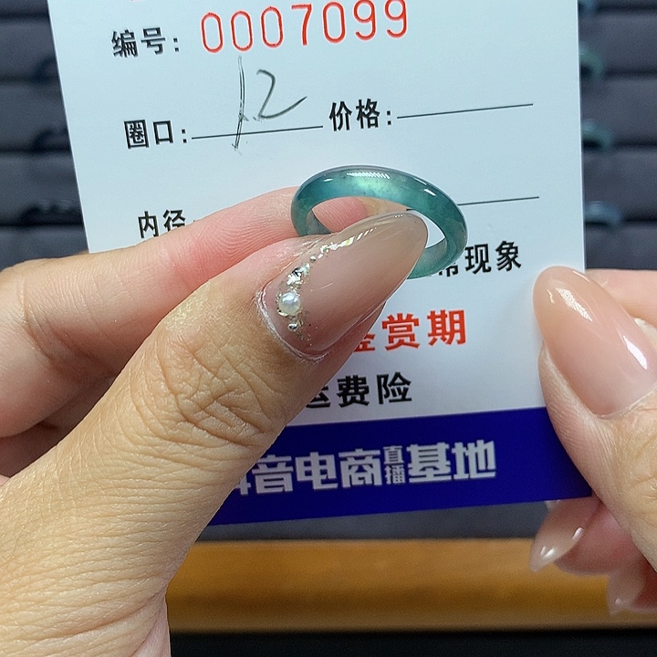 翡翠戒圈未镶嵌     7099