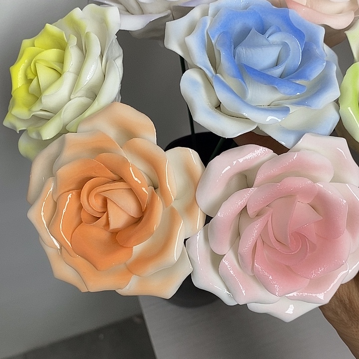 陶瓷陶瓷材料加工4朵