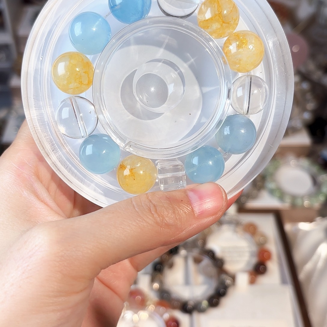 石英石纯铜海盐橘子糖