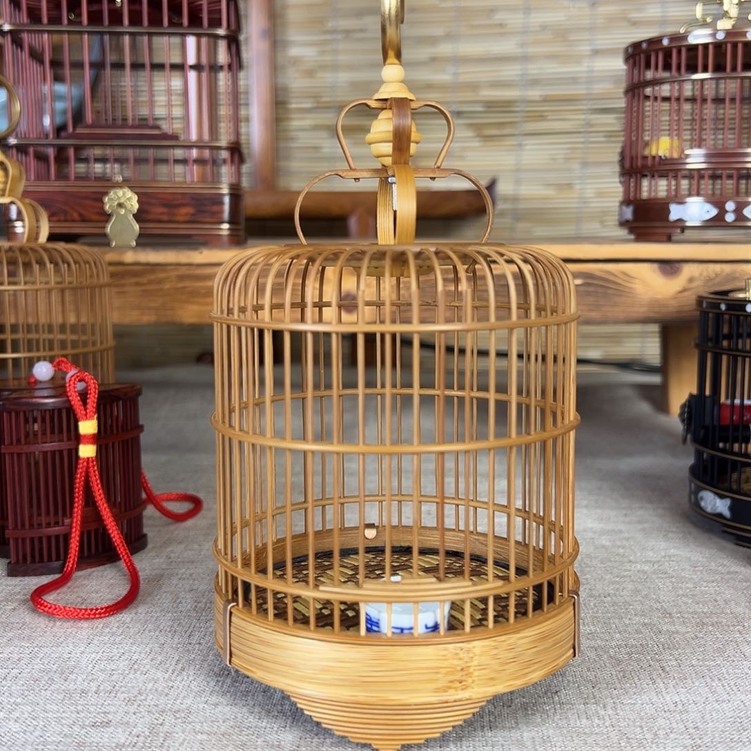 同***志直径10厘米可拆卸底板竹子笼一个