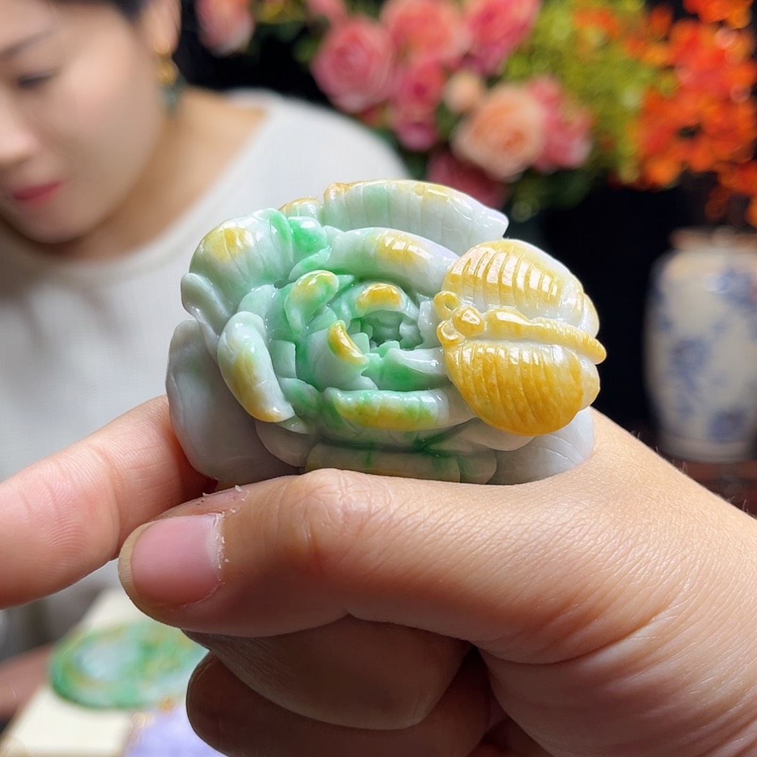 翡翠颈饰未镶嵌@*姐定制