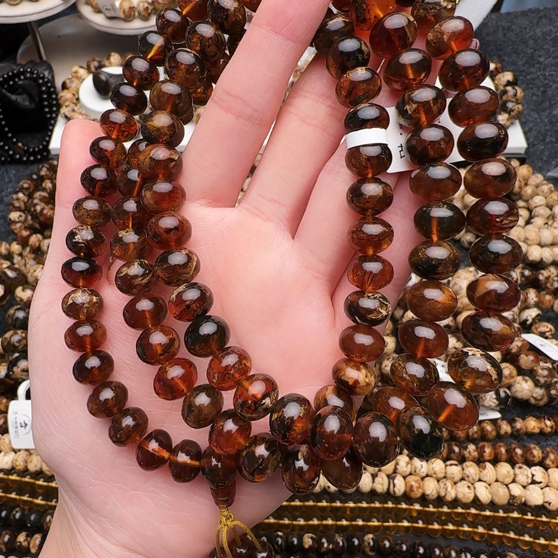 琥珀未镶嵌手链抚顺琥珀