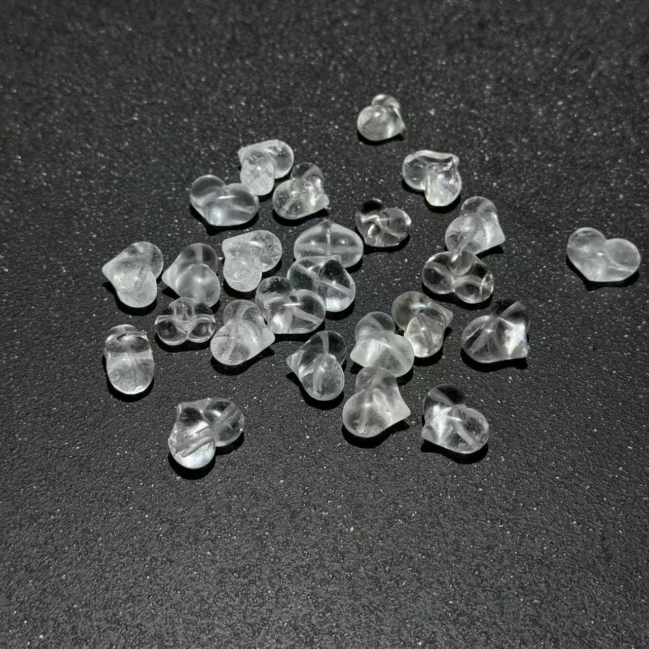【云禧珠宝】白水晶爱心单珠DS111224-多样性发其一