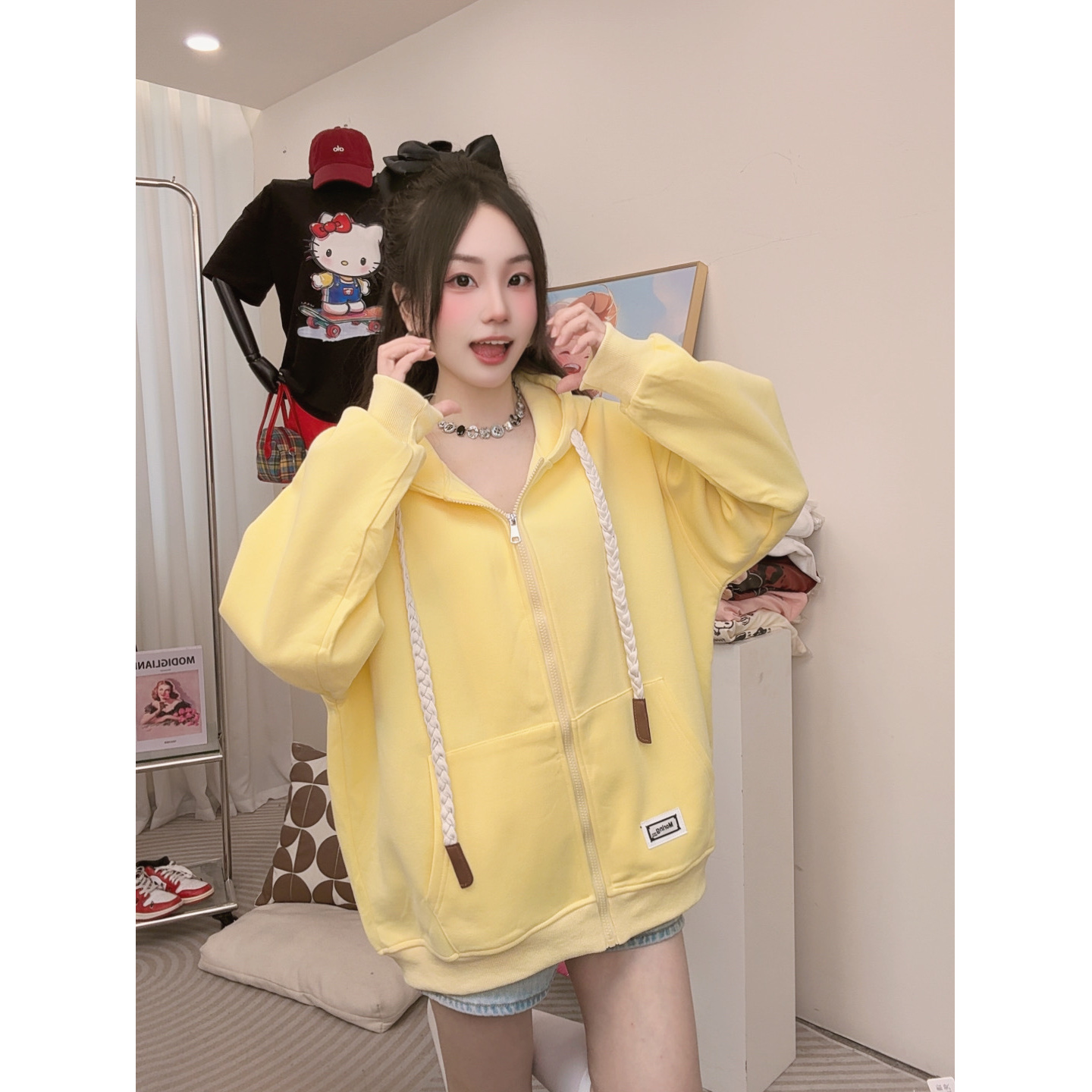 【格格外套】秋冬韩版时尚休闲百搭宽松设计师