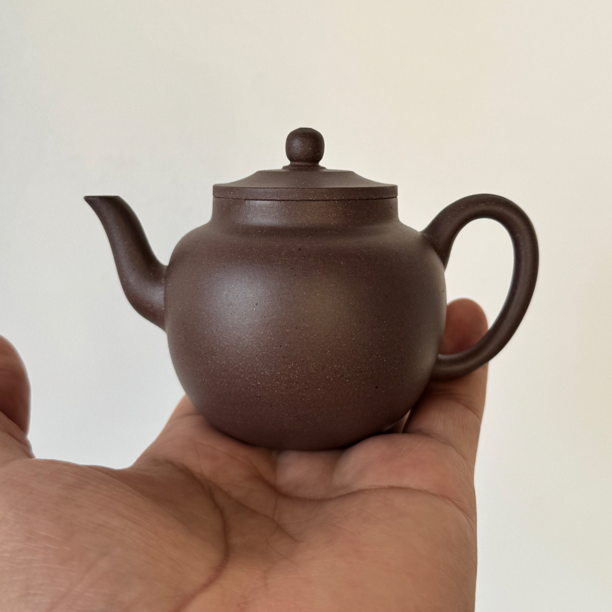 底板料老块紫泥 慕古大彬莲子 130cc 紫砂壶宫灯