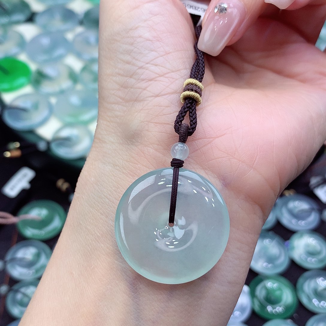 颈饰未镶嵌翡翠编号24尺寸27.4/5.4