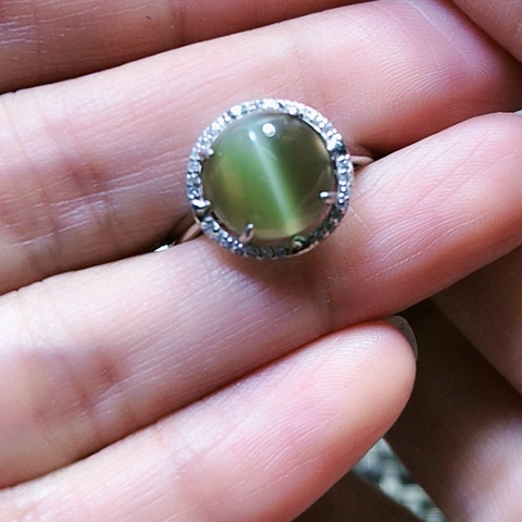 和田玉挂件银S925镶嵌