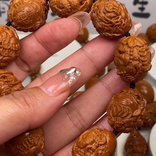 手串/手链橄榄核一会再说一句晚安晚安