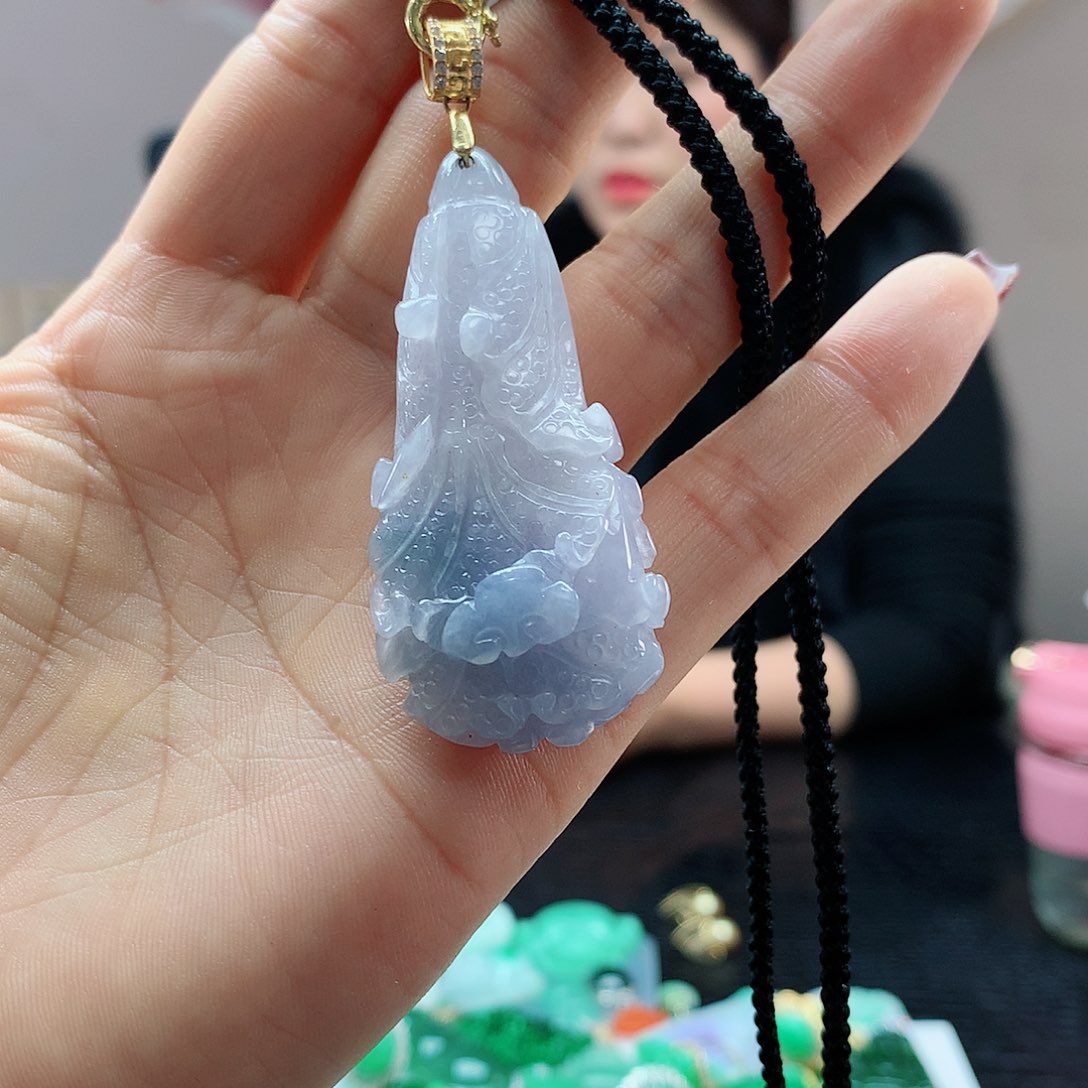 【闪购商品】翡翠吊坠(赠链)合金