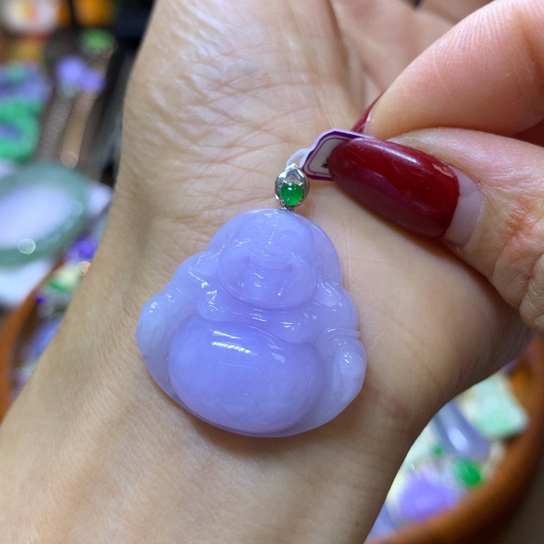 【闪购商品】翡翠颈饰18K金镶嵌翡翠