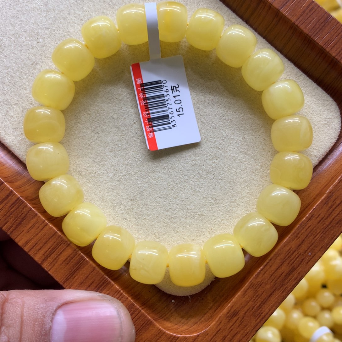 蜜蜡手链未镶嵌蜜蜡