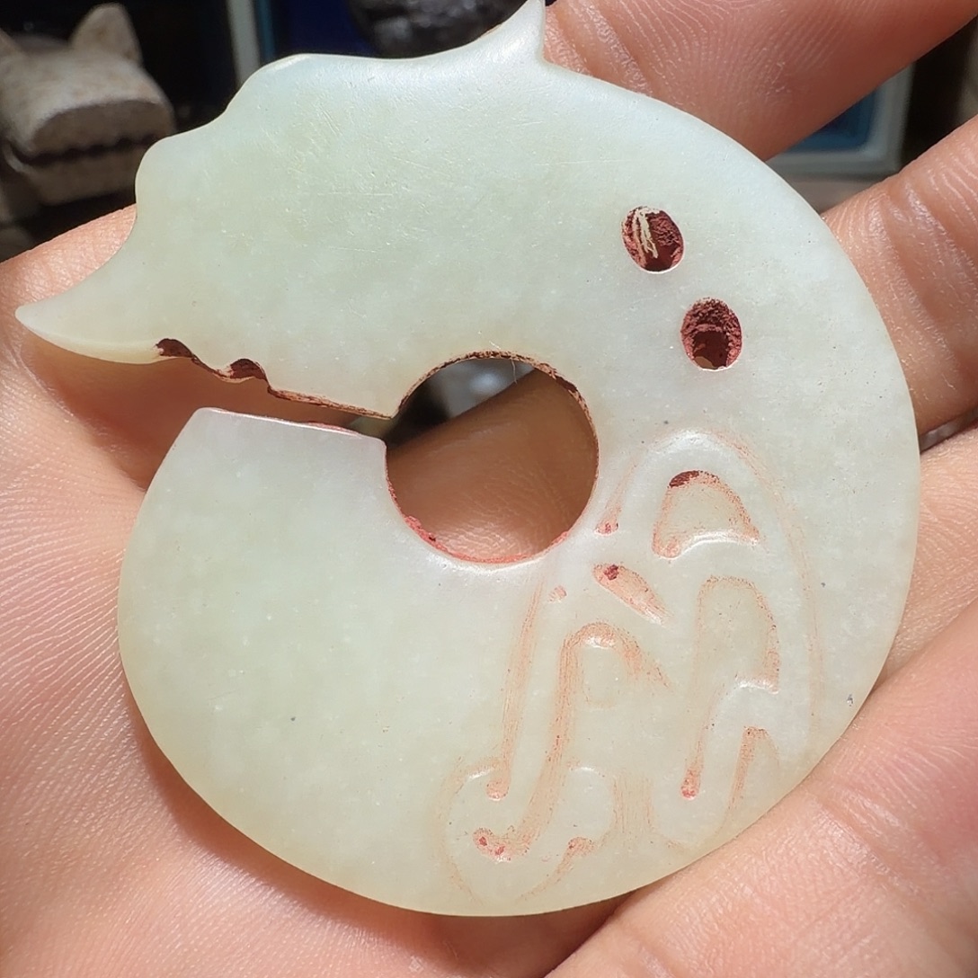 问***寺和田玉（糖玉）未镶嵌颈饰