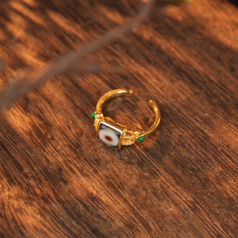 925银戒指 一Y珠珠戒指LSZ0023