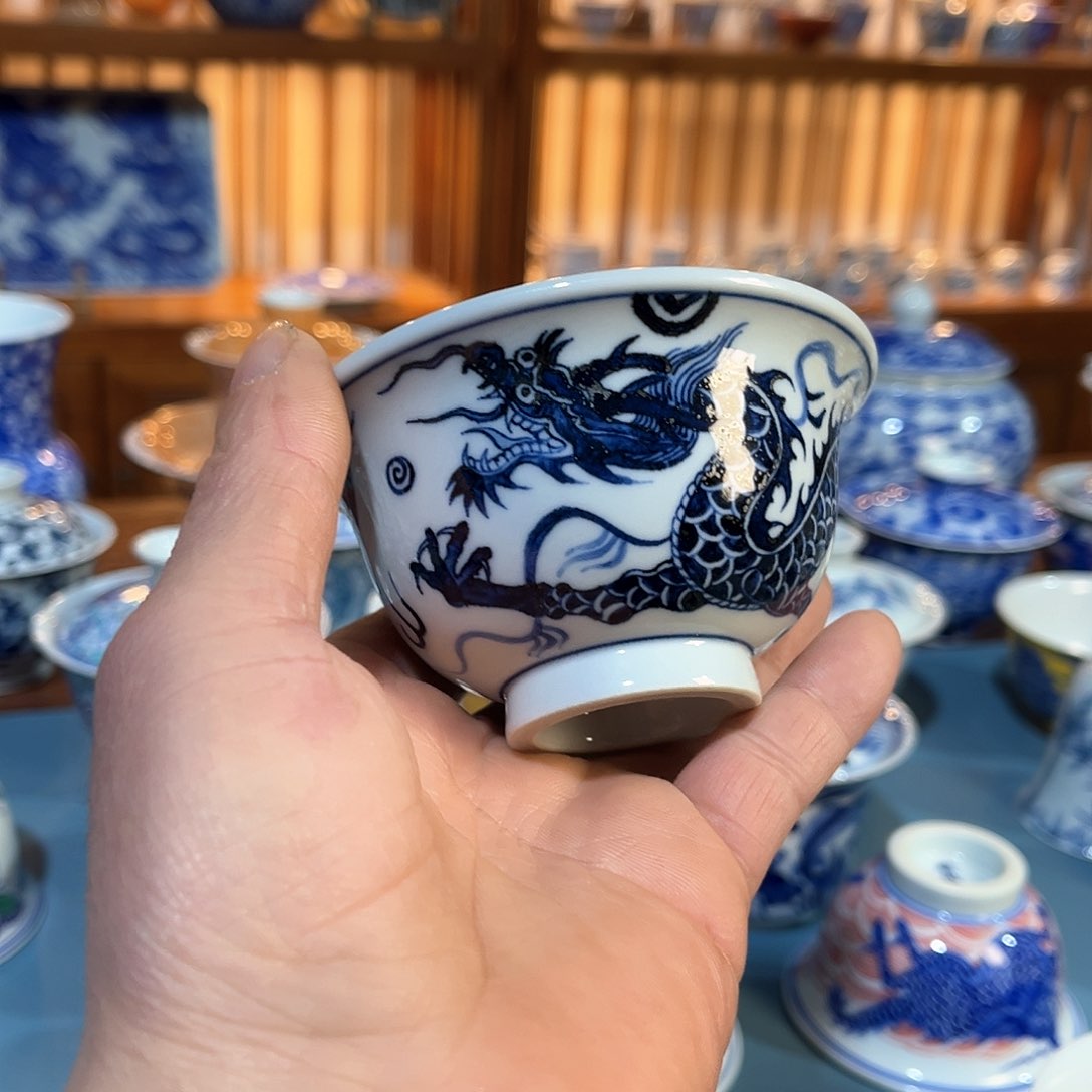 錡镇堂手工手绘杯