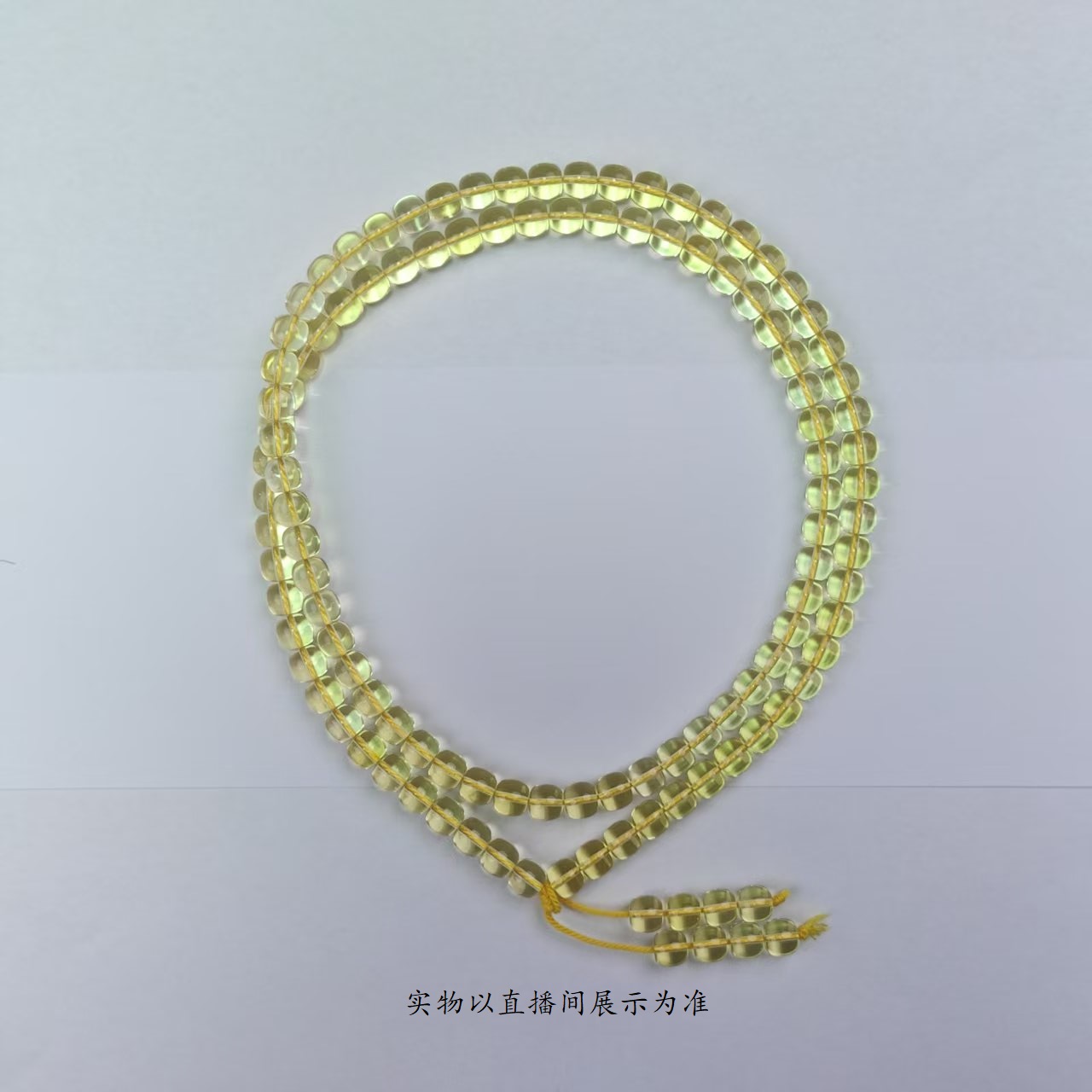 蜜蜡“玻璃体”龙华精工老型佛珠8.5mm天然原矿无优化