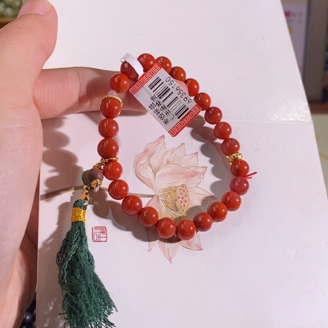 南红玛瑙手链未镶嵌
