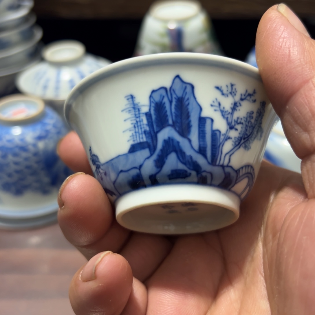 烟**生青花瓷器茶杯系列茶杯