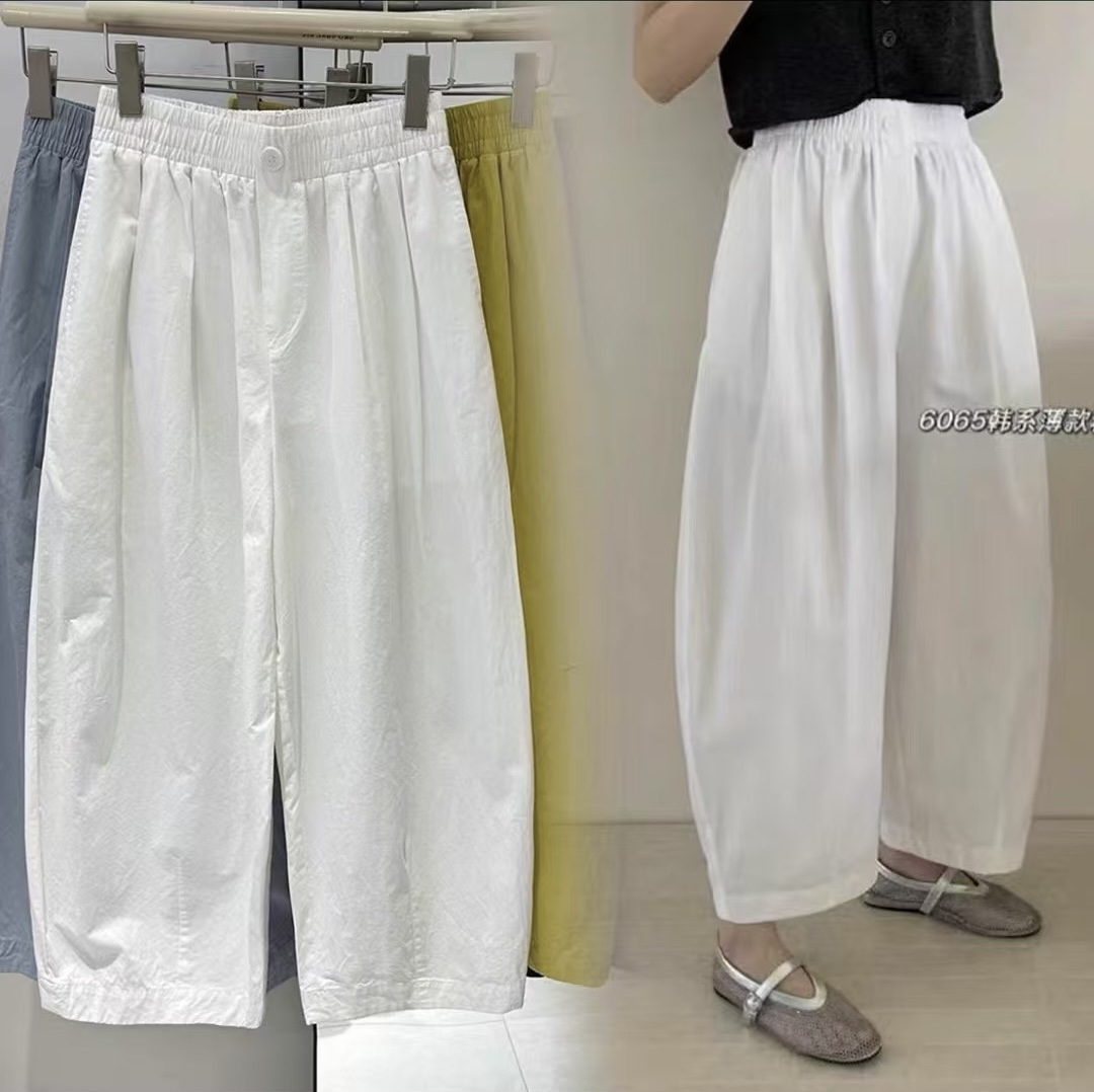 6065 (爆款气球裤) 小个子松紧腰休闲裤