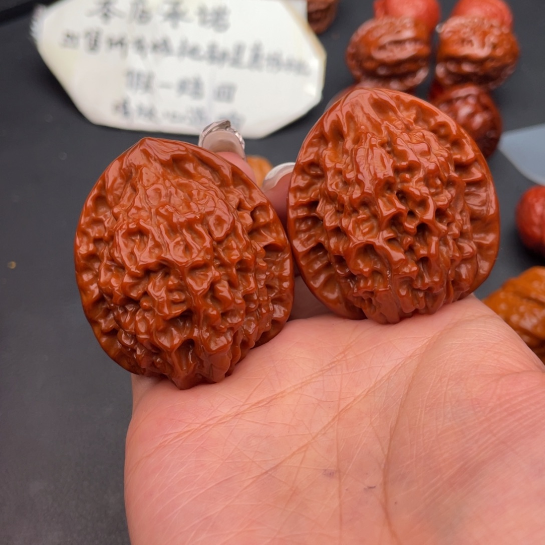 把件文玩核桃官帽