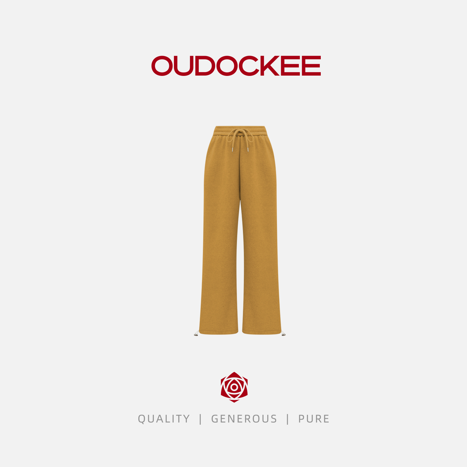 OUDOCKEE 鸥鸥【南瓜裤】秋冬通勤百搭松紧休闲卫裤 KACSC1056T