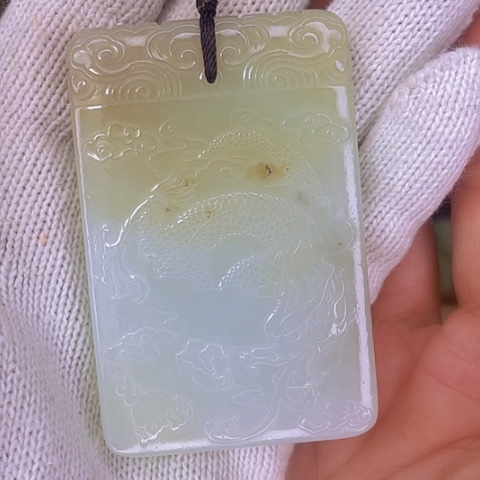 和田玉（糖玉）挂件未镶嵌