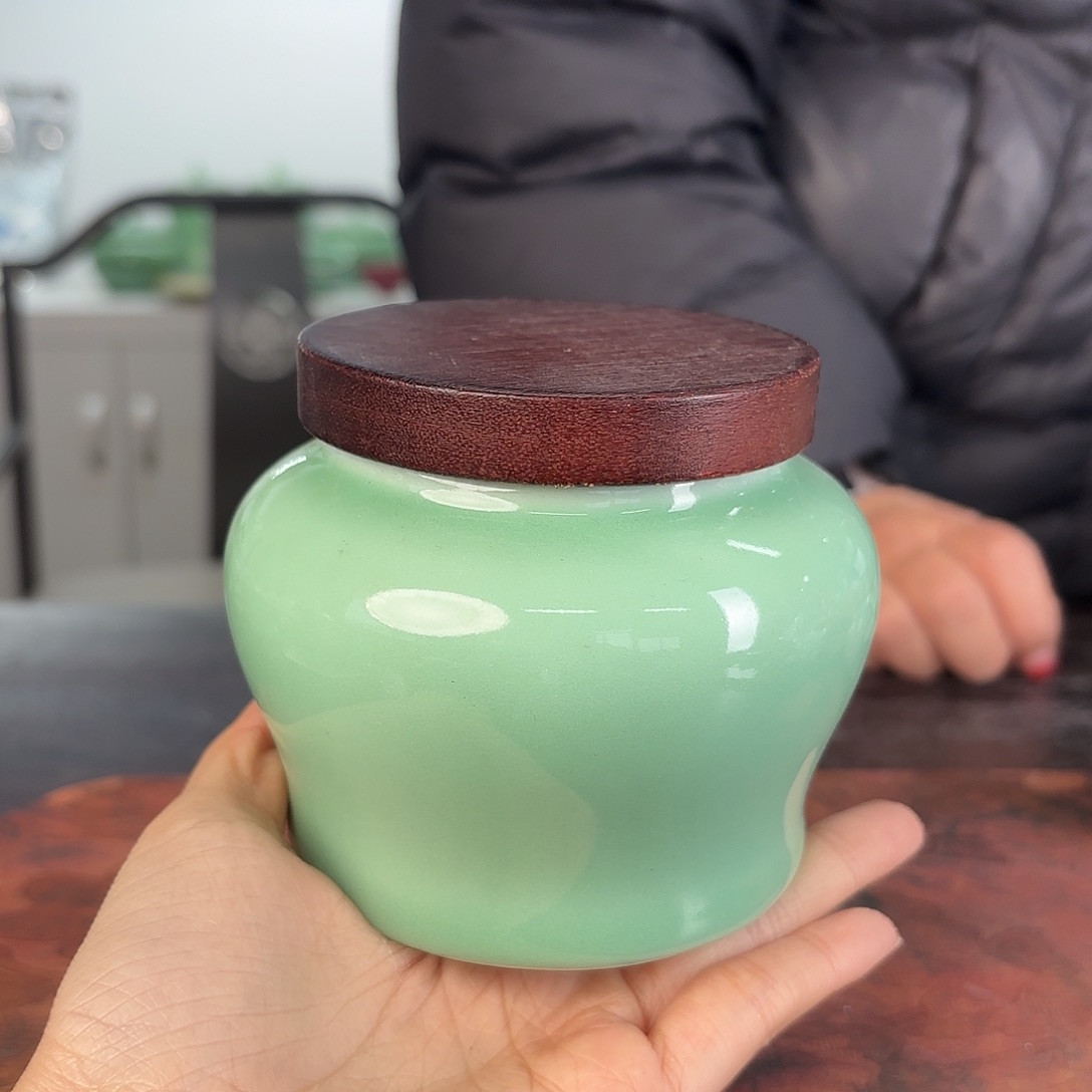 龙泉云间青瓷小米茶器